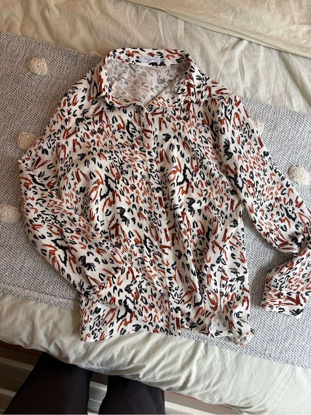 MM Lafleur patterned blouse